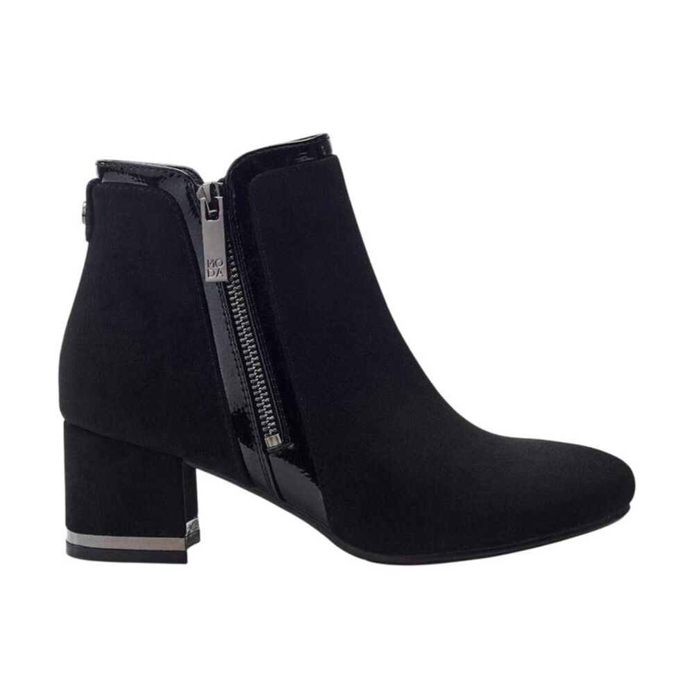 Moda In Pelle Womens/Ladies Pajor Side Zip Ankle Boots / Black